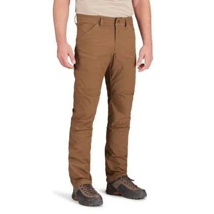 Exceptional performance no matter where your journey takes you with the lightweight, breathable, cotton-like feel of the Aeros pant. The durable cotton-nylon-spandex blend holds up to hiking and other outdoor activities, with articulated knees, double stitching, reinforced pockets and a tough eyelet snap to hold it all together on the job. Useful, low profile pockets keep all your EDC and other essentials close at hand while the casual look of the Aeros allows you to wear them anywhere.  