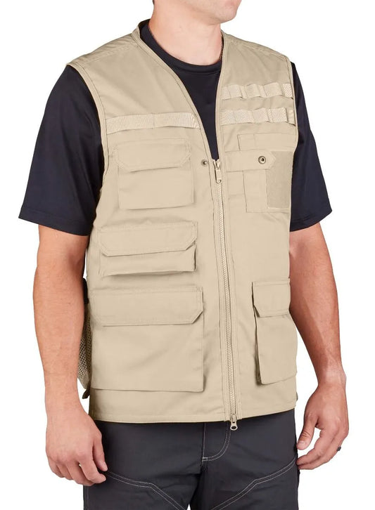 Keep your essentials within reach – without weighing yourself down. Whether you're in an IDPA match, on patrol, or simply enjoying the outdoors, this vest is reinforced for durability and designed for versatility. The Propper® Tactical Vest keeps you moving.